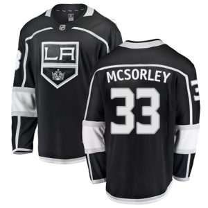 Herren Los Angeles Kings Eishockey Trikot Marty Mcsorley #33 Breakaway Schwarz Fanatics Branded Heim